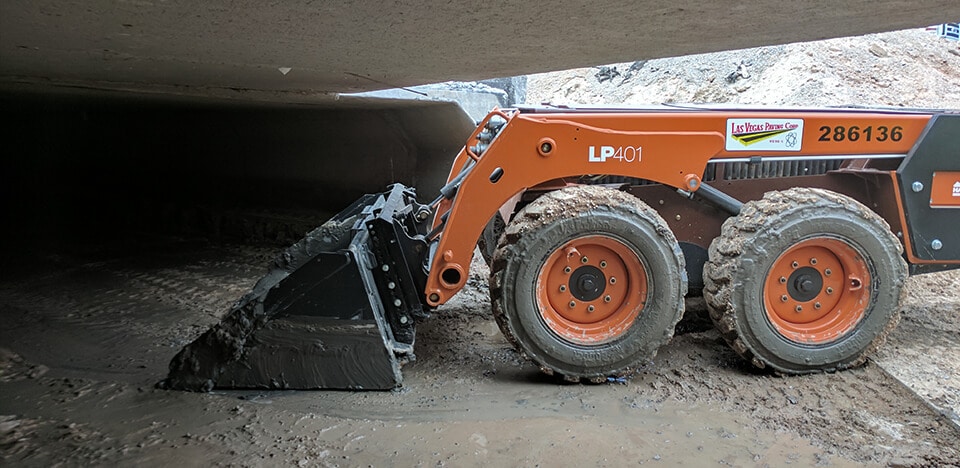 LP401 in operation in a culvert